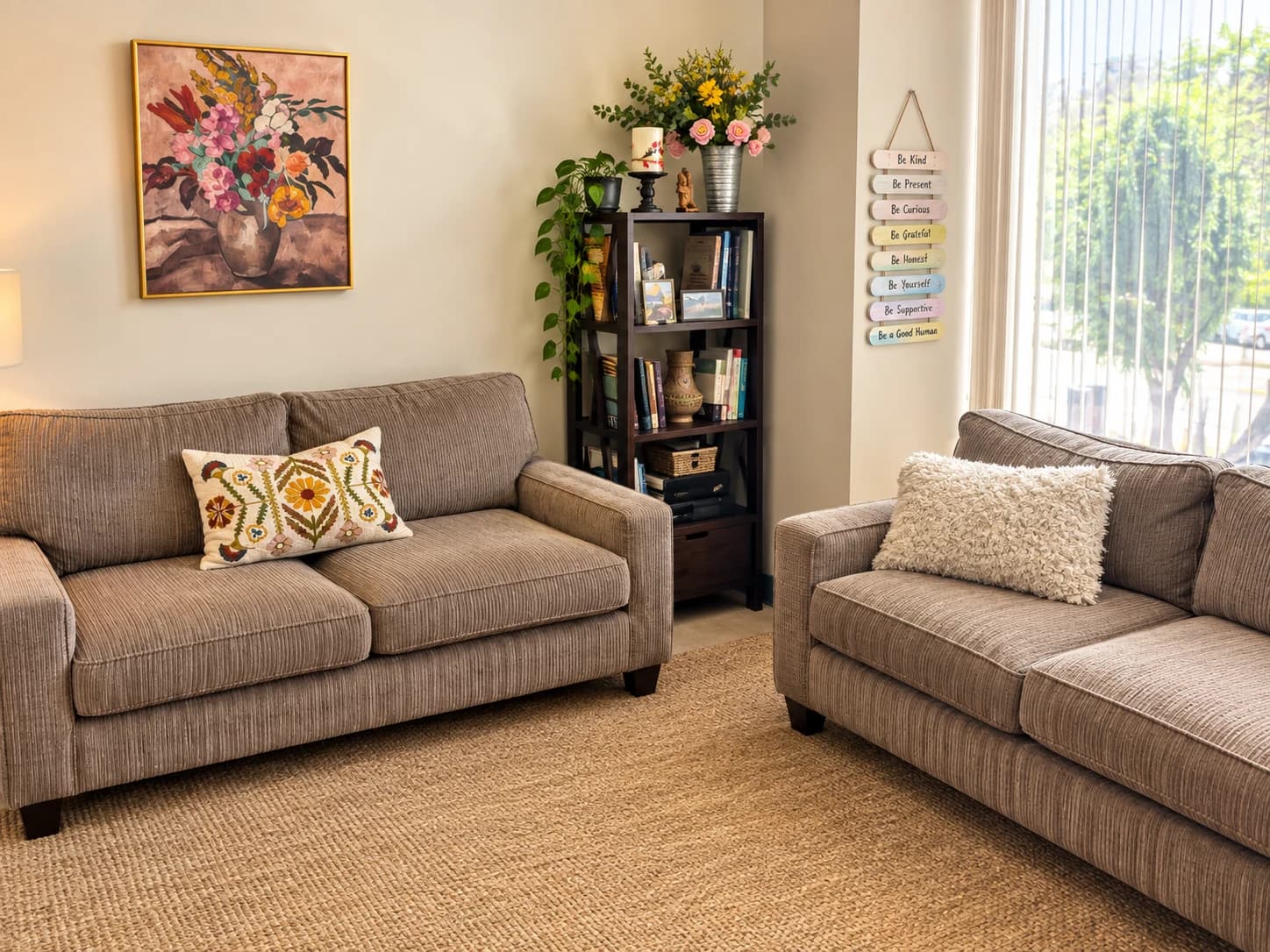 Michael Rosner Private Office - Sofa Seating Area in Woodland Hills